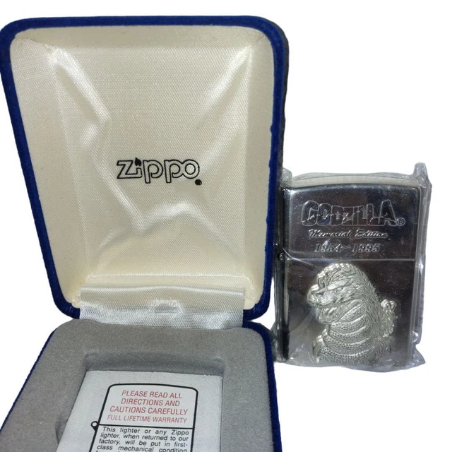 ZIPPO  Godzilla Memorial Edition Sterling  1954 1995
