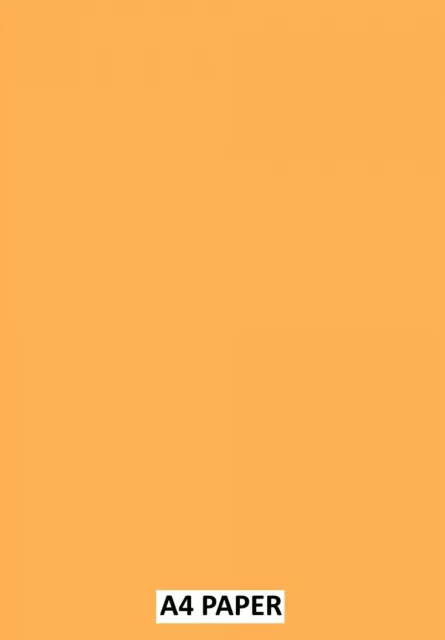 INTENSE ORANGE A4 PAPER 80gsm SHEETS - ARTS AND CRAFTS - SELECT AMOUNT