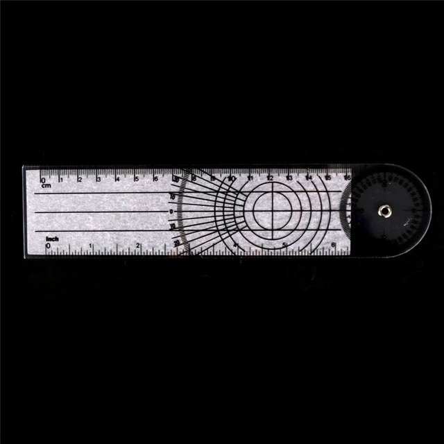 Userful Multi-Ruler Goniometer Angle Medical Spinal Ruler Professio_JF
