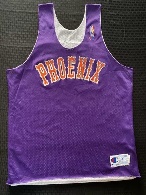 Phoenix Suns Vintage 90s NBA Reversible Mesh Practice Jersey Champion XL Mens