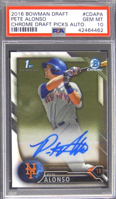 2016 Pete Alonso PSA: Gem Mint 10 Auto #CDAPA