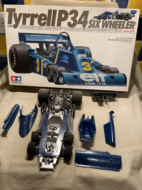 tamiya 1/12 tyrrell p34 six wheeler see all pictures and description