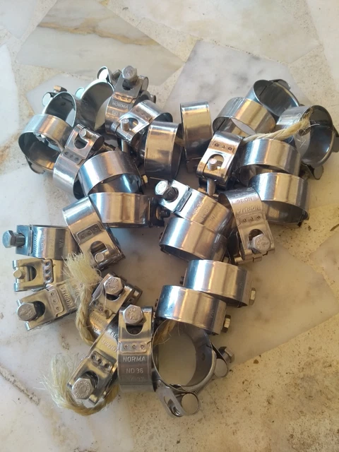 Lot De 10 Colliers De Serrage - Diamètre 34 à 37 Mm - Parfait Pour Bricolage Et Assemblage