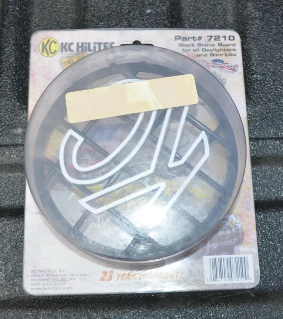 KC Hilites Black Stone Guard For all Daylighters/Slim Lite 6” Round