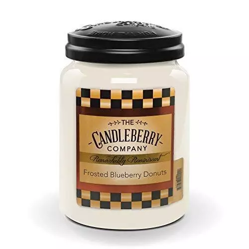 Candleberry Candles | Frosted Blueberry Donuts Candle | Best Candles on The Mark