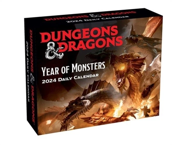 DUNGEONS & DRAGONS 2024 DayToDay Calendar Creatures, Beasts, and