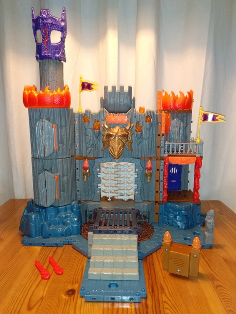 2004 FISHER-PRICE IMAGINEXT Dragomont's Fortress/Castle Set USED NEAR ...