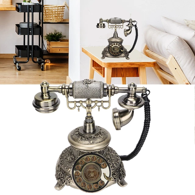Vintage Telephone Retro Landline Telephones For Home Hotel Office Dec HG5
