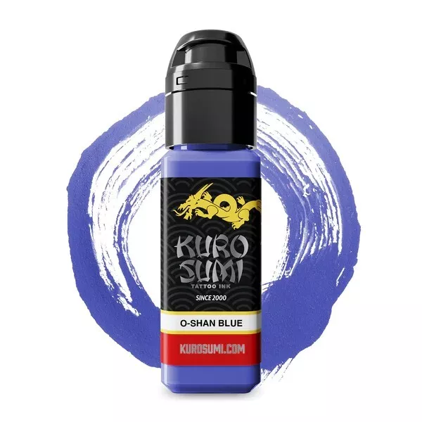 KURO SUMI Tattoo Ink ● O-SHAN BLUE ● 22ml (.75oz) ● Australian Distributors