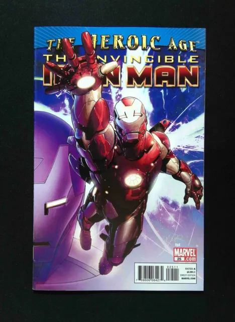 Invincible Iron Man #25  Marvel Comics 2010 VF+