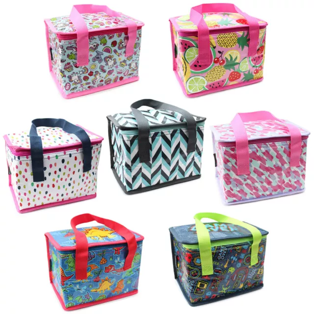 Children Kids Adults Lunch Bags Insulated Cool Bag Picnic Bag School Lunch Box