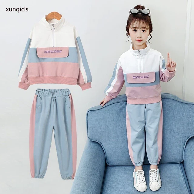 Cappotto E Pantaloni 2pcs SPORTS Abiti per Bambini Vestiti Set Primavera Autunno