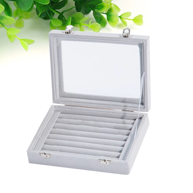 Bambou Manquer Plateau De Rangement Pour Bijoux Étui Bagues