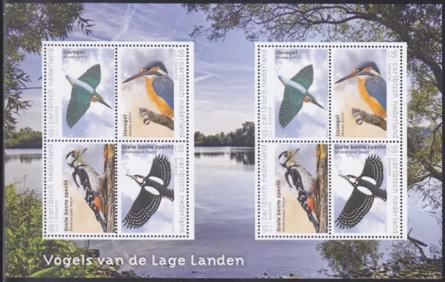 Caribbean Netherlands Issue 2018 (MS 13) Birds