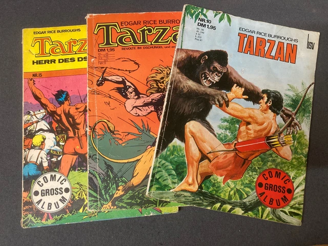BSV TARZAN GRANDE ALBUM fumetti volumi 10, 11, 15 (anni 60) [5083] EUR