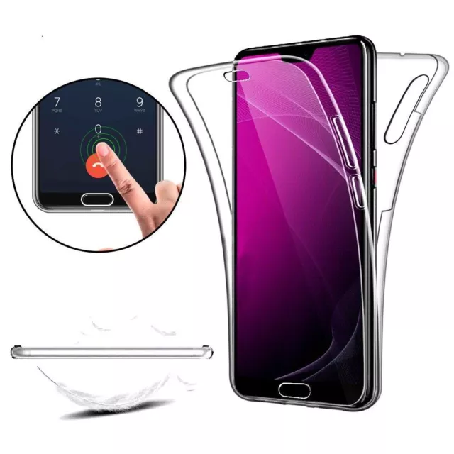 Shockproof 360 Protection Clear Gel Case Cover for Huawei P30 Pro Lite Mate 20