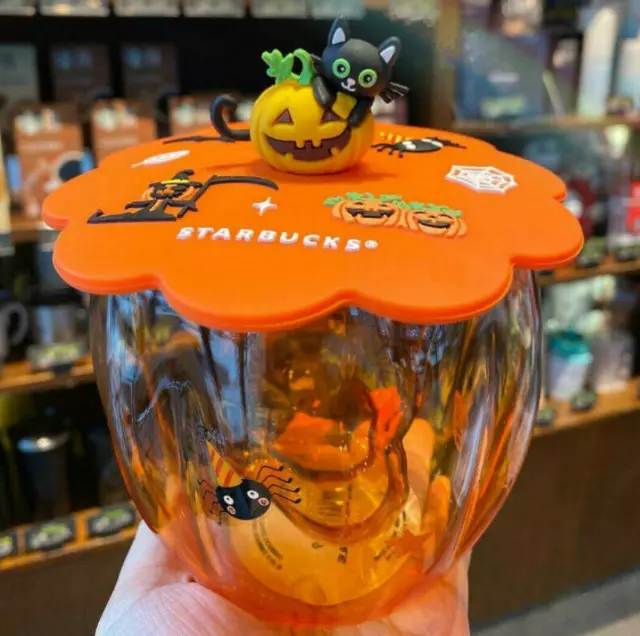 Halloween Starbucks taza calabaza gato pata vaso taza regalos