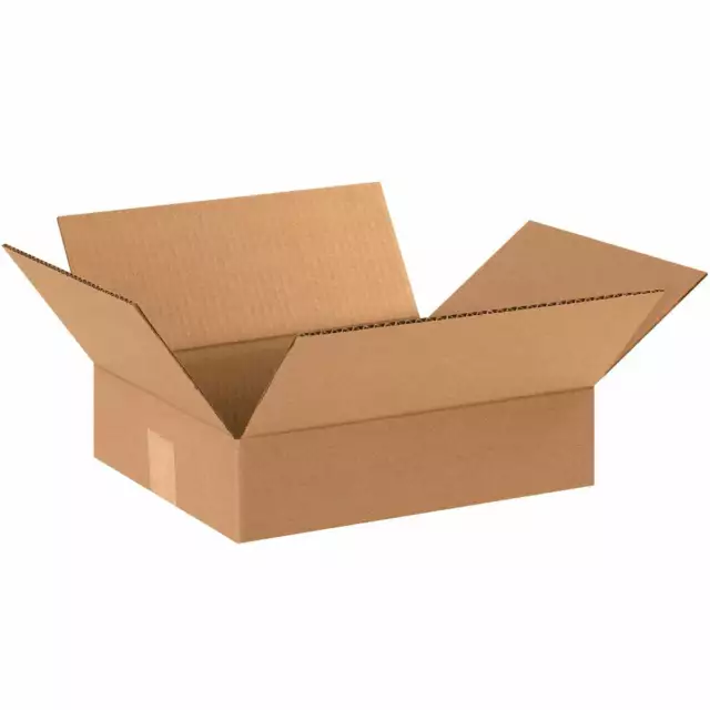 Plano Corrugado Cajas para ,Empaquetado Movimiento,30.5cmx25.4cmx3 ",Kraft,25/