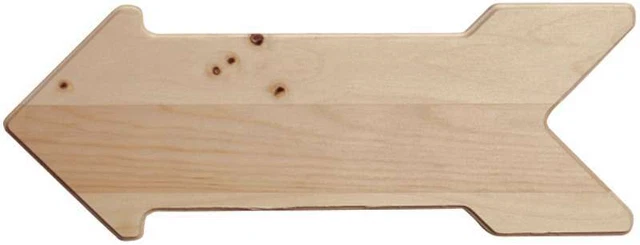 Pine Arrow Signboard-16 Inch X 6 Inch 046308271131