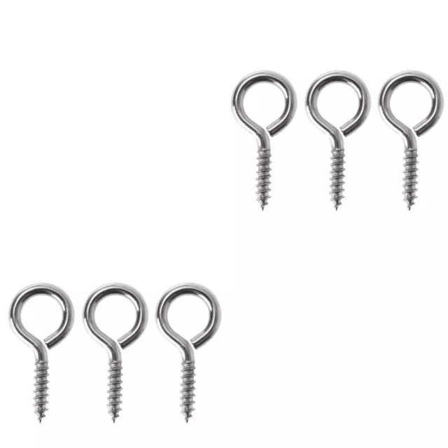 100 piezas tornillo Eye Pin Peg Bails joyería hallazgos para la artesanía - 1