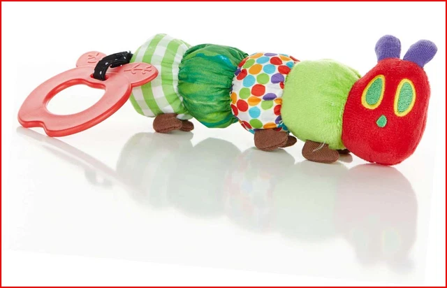 WORLD OF ERIC Carle, The Very Hungry Caterpillar Teether Rattle £17.33 ...