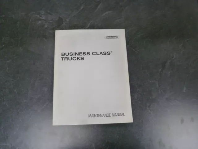 1991-2002 Freightliner FL106 FL112 Truck Shop Service Vehicle Maintenance Manual