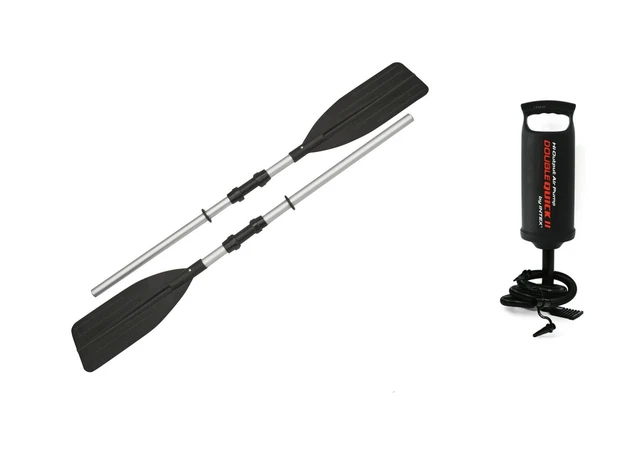 Bootszubehör-set En Output Élevé Pump Et Aluminium Pagaie (122cm)
