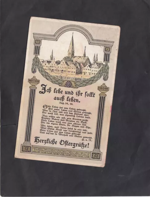 Ereignis-AK, Motiv Ostern, Herzliche Ostergrüße, Bayern ca. 1910