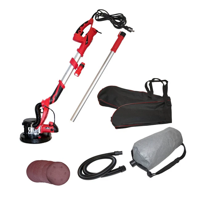 ALEKO Electric 800W Variable Speed Drywall Sander with Vacuum and LED Light