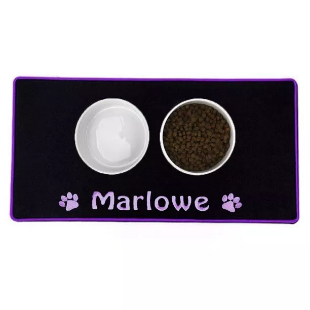 LARGE Personalised Custom Place Mat / Food Mat/ Bowl Mat / Feeding Mat Dog Cat