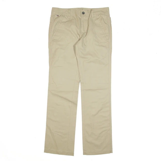 TOMMY HILFIGER pantaloni regolari dritti beige W29 L31