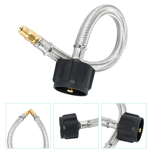 Joywayus Raccordo A Svasare In Ottone, Adattatore Gas 3/8' Maschio Svasato X 1/4' NPT Maschio, Confezione Da 2 Pezzi