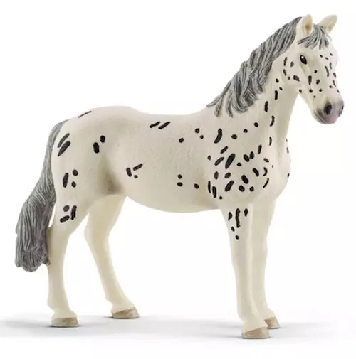 CAVALLA KNABSTRUPPER cavalli in resina SCHLEICH miniatura 13910 horse club MARE