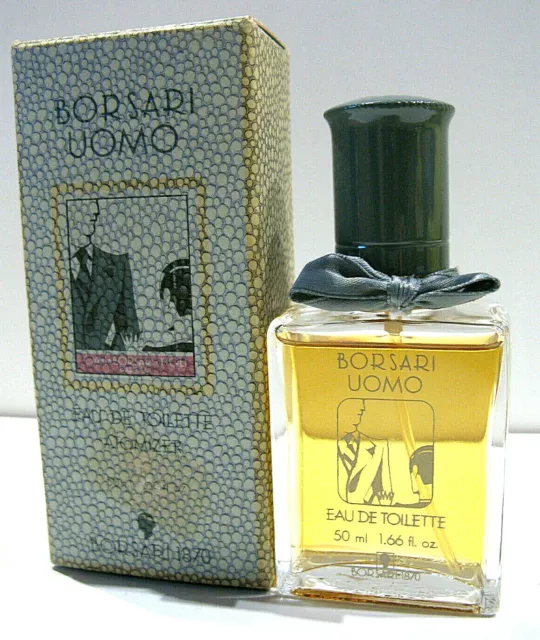 Super Vintage Profumo Borsari Uomo 50Ml Eau De Toilette Spray Pour Homme Man Men