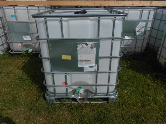 IBC CONTAINER 1000L wassertank Regentonne gebraucht Metall oder
