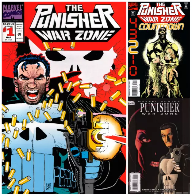 Punisher War Zone U PICK comic 1 2 3 4 5 6 7 8 9 10 11 12 13-41 1992 2008 Marvel