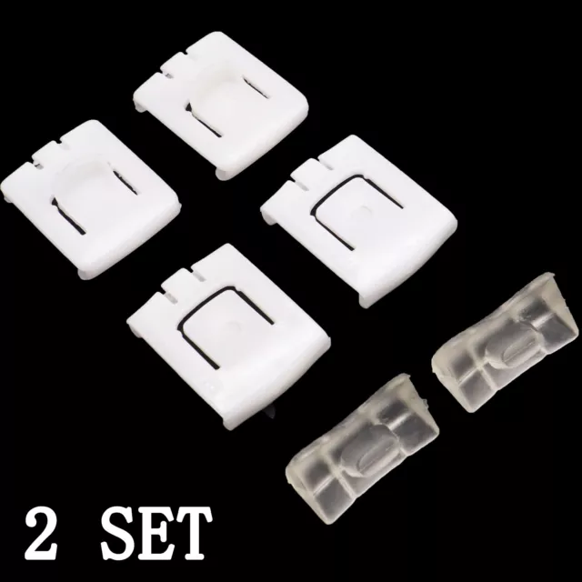 6Pcs Seat Rail Runner Fastener Clip Slider Guide For VW Corrado MK1 MK2 MK3 Golf