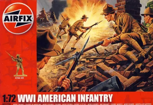 Airfix Soldiers US American Infantry WWI 1:72 Kit New