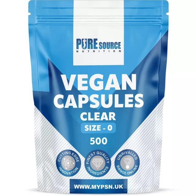HPMC Vegan Empty Capsules Clear Pharmaceutical Size 000 00 0 1 2 3 4 Capsule TRA
