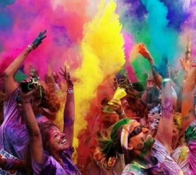 Holi Gulal Festival Pulver - Natürliche Zutaten - Uk Hergestellt - En Zertifiziert