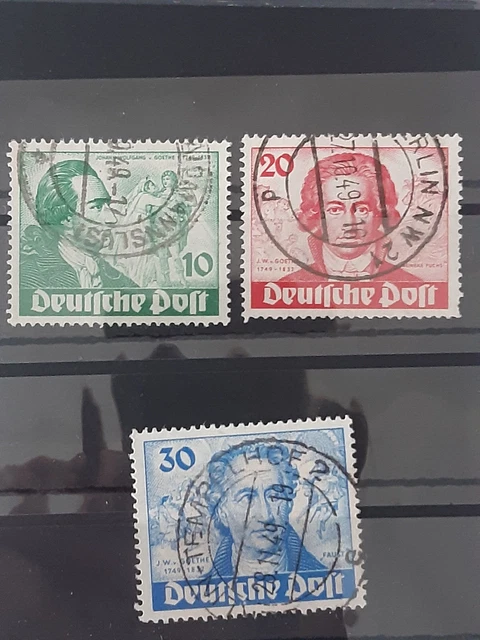 Berlin 61-63 Goethe gestempelt