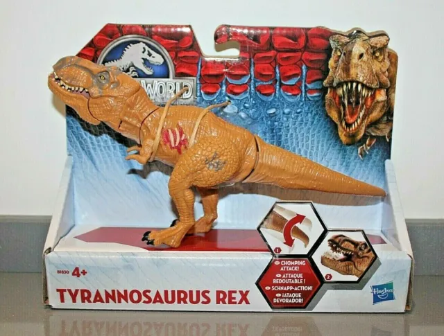 Jurassic World Bashers & Biters Tyrannosaurus Rex T Rex Chomping Attack HasbroB1