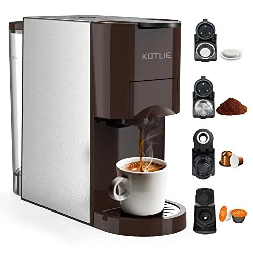 Kapselkaffeemaschine 19bar 4in1 Für Kapseln, Pads  Produktbild-Vorschau 11