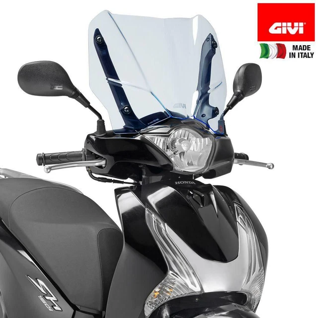 Pare-brise Givi 1117A Pour Honda SH 125/150 I ABS (2012) - Écran Visière Pare-vent Avec Fixations