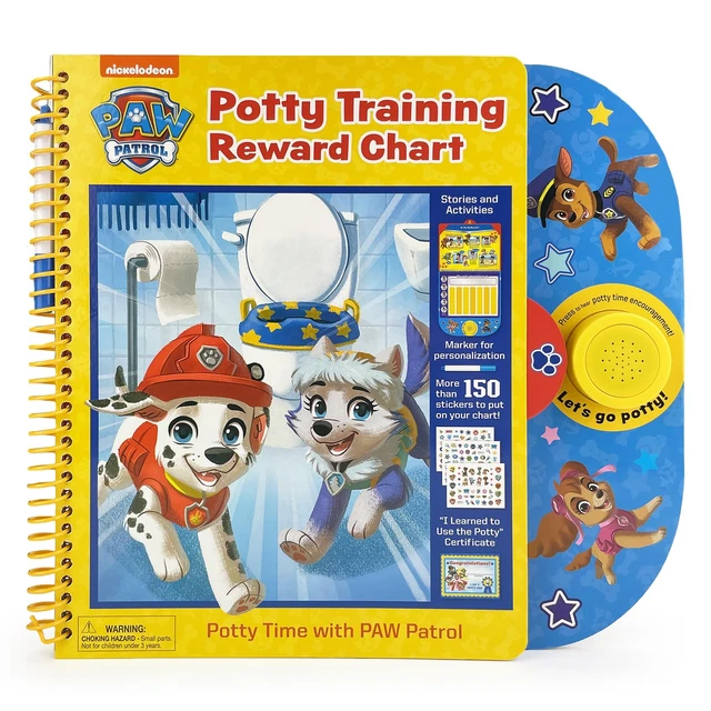 PAW PATROL POTTY Training Reward Chart (Mixed Media Product) EUR 25,46 - PicClick FR