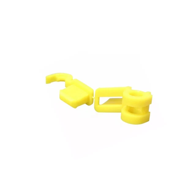 Lot De 4 Clips De Retenue Pour Capot Ford - Référence 1216747 - Compatible Mondeo, Ranger, Transit, Escort - En Plastique Jaune, Fixation Isolation - 4