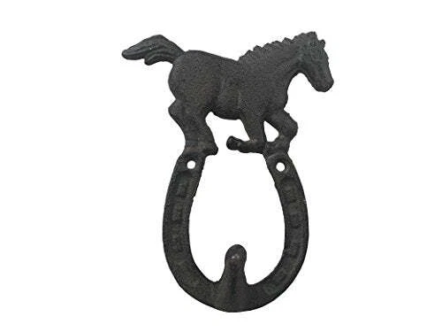 Comfy Hour Antique and Vintage Animal Collection Cast Iron Running Horse Single