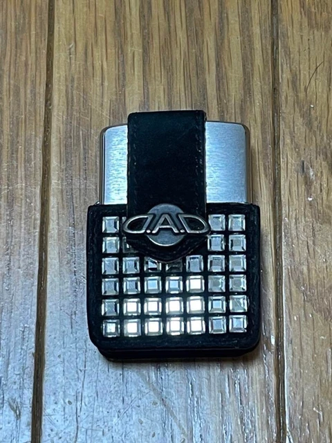 Zippo D.A.D. Engraving Oil Lighter w/ Lighter Case Used