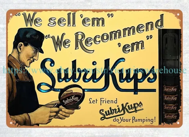 SubriKups do your pumping metal tin sign awesome garage ideas
