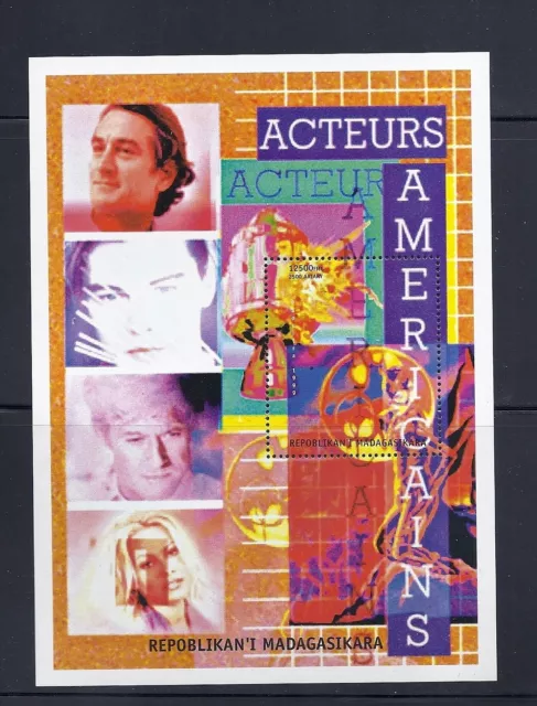 Madagascar 1999 American Theater Souvenir Foglio VF Nuovo senza Linguella